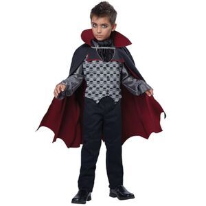 Count Bloodfiend Dracula Vampire Childs Costume